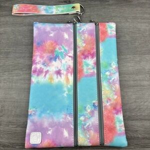 MAYVE Electric Dreamer Tie Dye Handbag Cosmetic Case